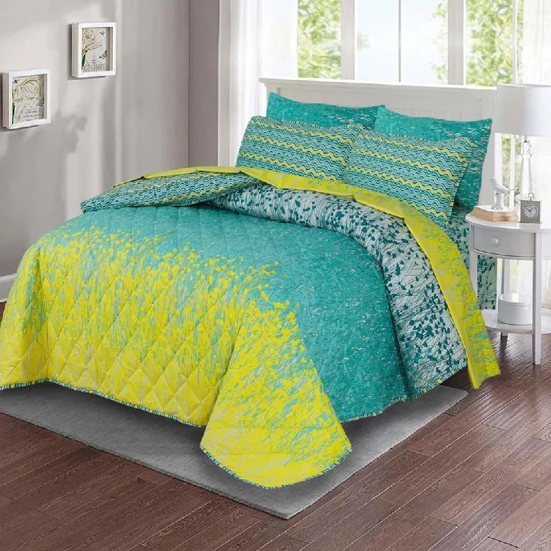 7 Pcs Comforter Set - Fragrant