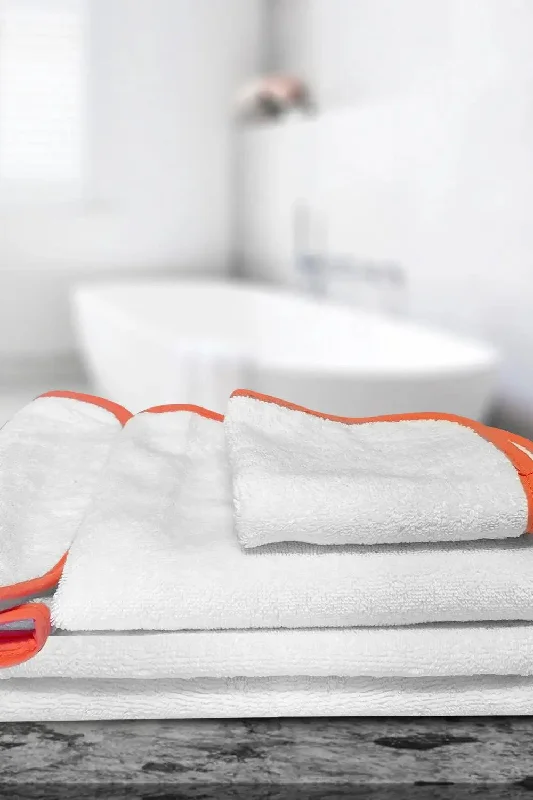 PIPED TERRY TOWEL SETS - OEKO-TEX CERTIFIED