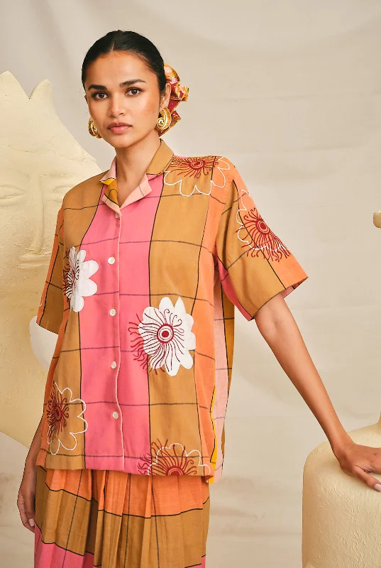 Aipan Handwoven Appliqué Shirt