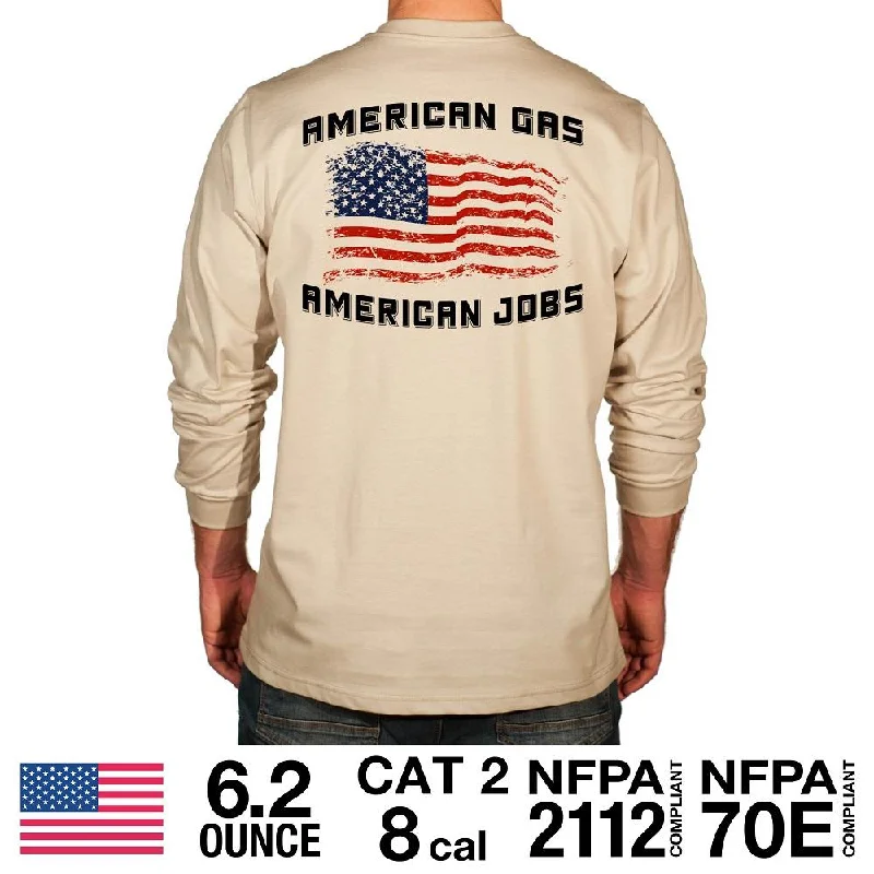 American Gas Graphic Flame Resistant Long Sleeve Shirt