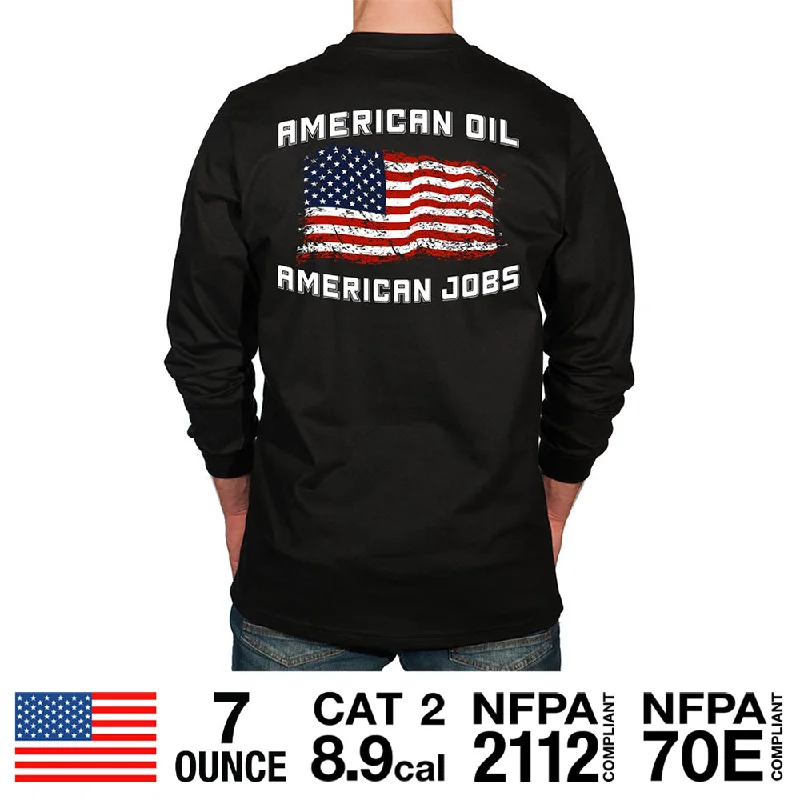 American Oil Graphic Flame Resistant Long Sleeve Shirt