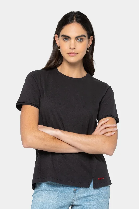 Angled Side Seam Tee Shirt