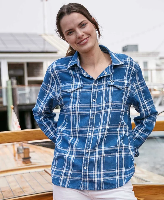 MED DENIM PLAID