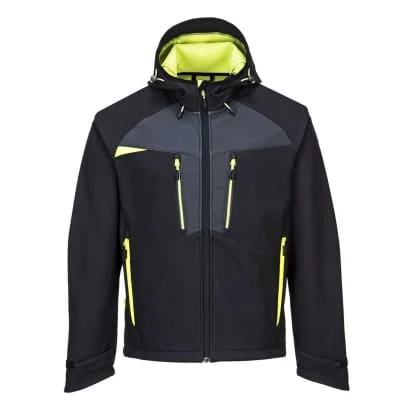 Portwest DX4 Stretch Waterproof Windproof Ripstop Softshell Work Jacket with Enhanced Design - DX474