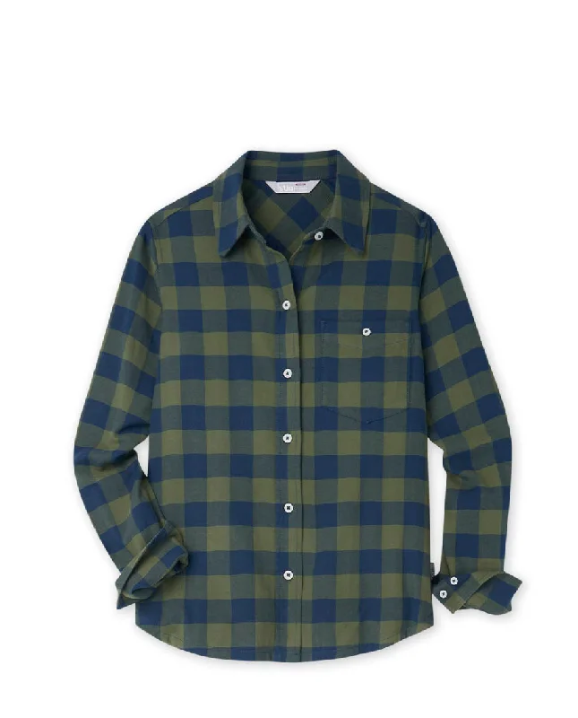 Women's Miter Stretch Lightweight Flannel Shirt