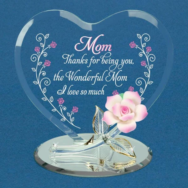 Glass Baron Wonderful Mom Glass Figurine