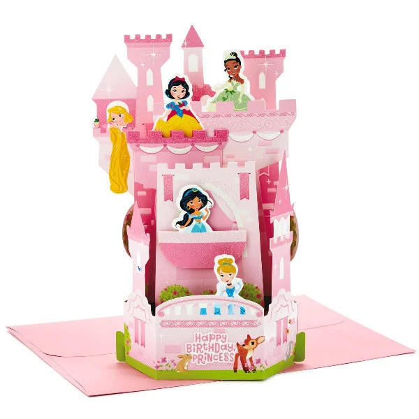 Hallmark Disney Princess Castle 3D Pop-Up Birthday Card