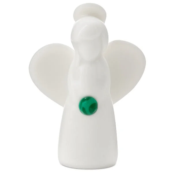 Hallmark Malachite Angel of Protection Mini Angel Figurine, 2"