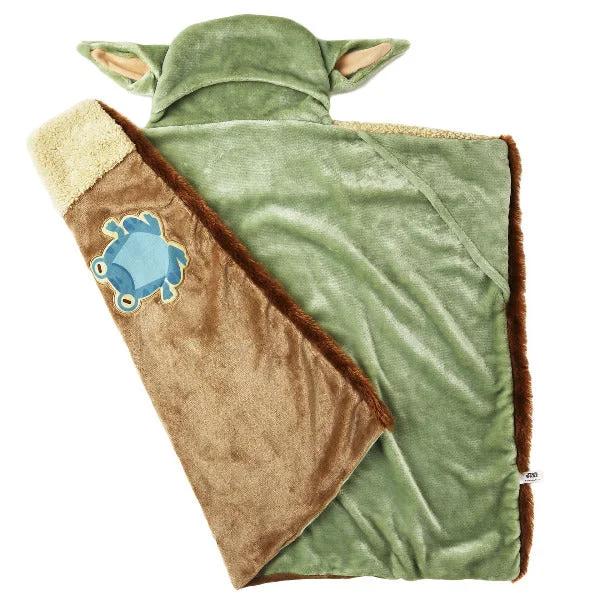 Hallmark Star Wars: The Mandalorian™ The Child™ Grogu™ Baby Yoda Hooded Blanket