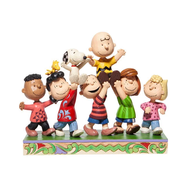 Jim Shore by Enesco A Grand Celebration 70th Anniversary The Peanuts Gang Figurine