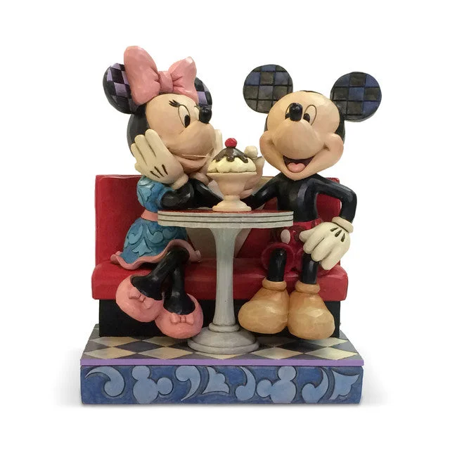 Jim Shore Mickey & Minnie at Soda Shop