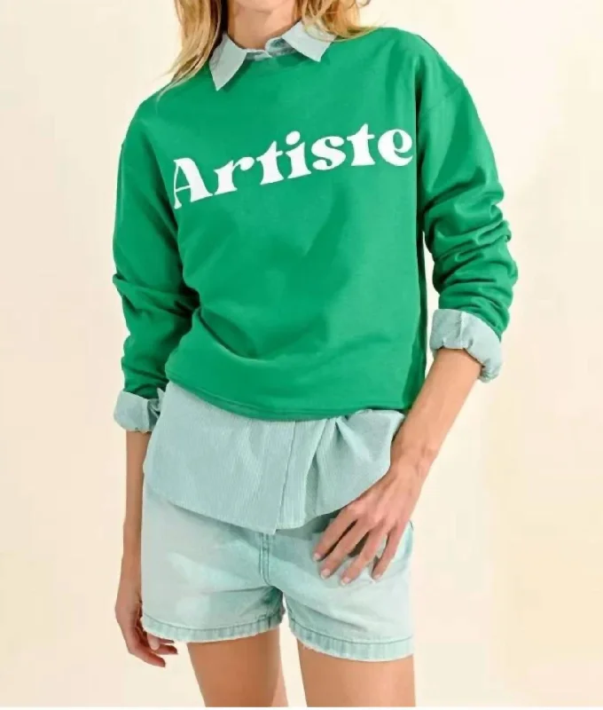 Artiste Sweatshirt In Green