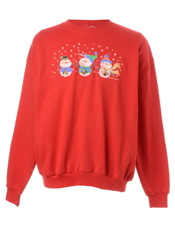 Label Christmas Sweatshirt With Bells