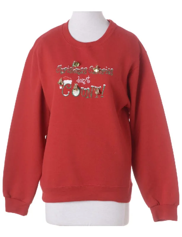 Label Christmas Sweatshirt With Bells