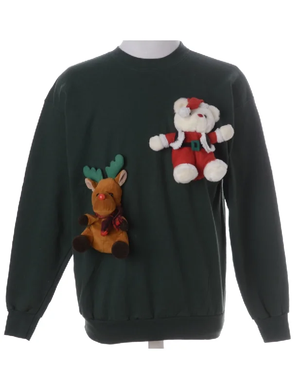 Label Novelty Christmas Sweatshirt