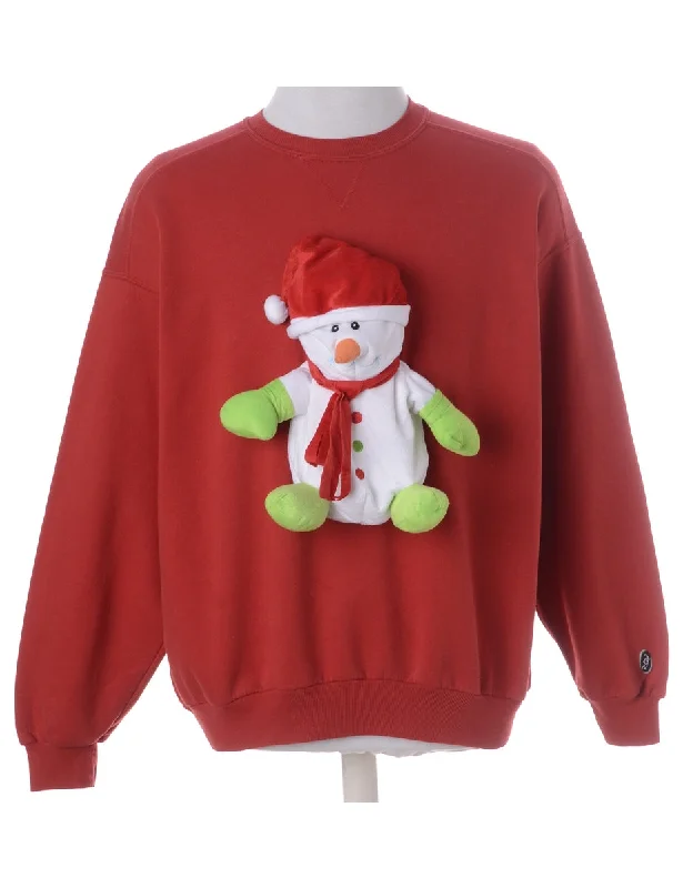 Label Novelty Christmas Sweatshirt