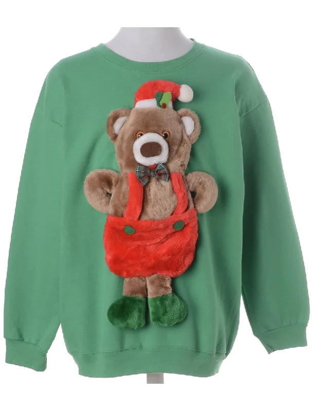 Label Novelty Christmas Sweatshirt