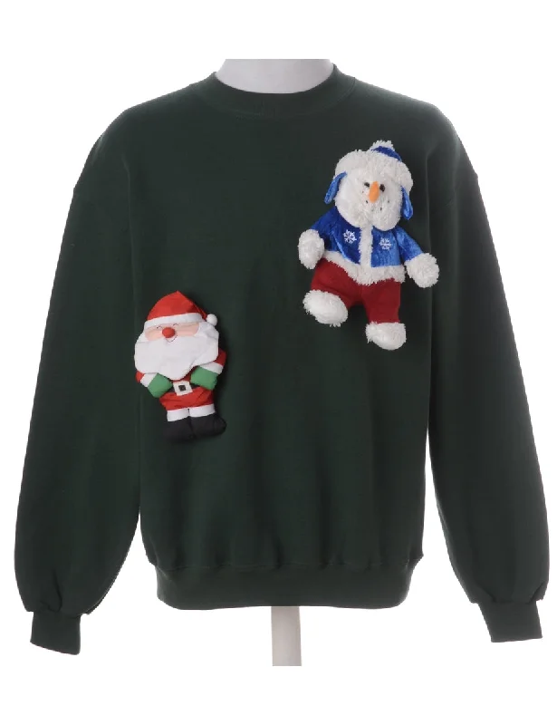 Label Novelty Christmas Sweatshirt