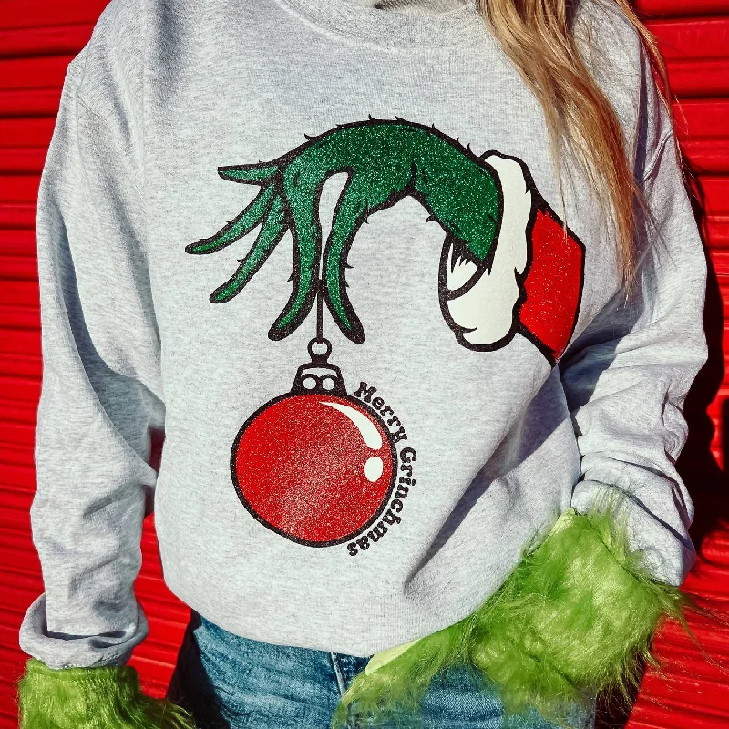 Unisex Merry Mean One Sweatshirt In Ash