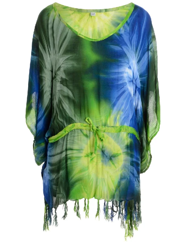 Tie Dyed Tunic Dress - L