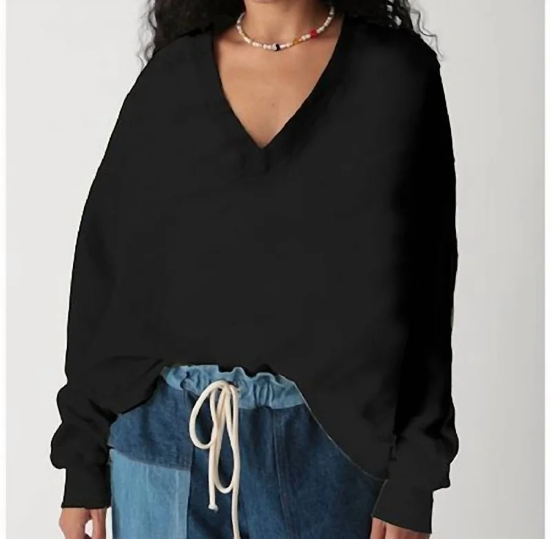 Ava Sweatshirt In Onyx