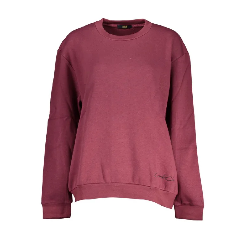 Cavalli Class Elegant Fleece Crew Neck Women's Sweatshirt