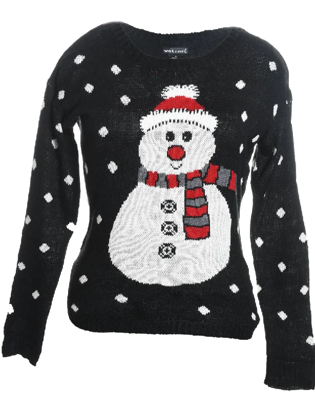 Snowman Christmas Jumper - S