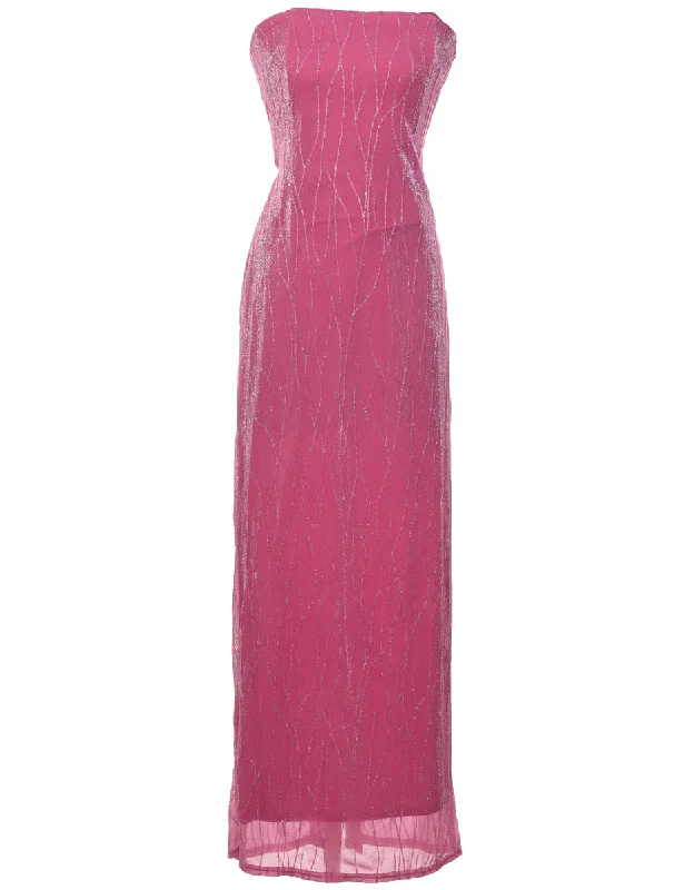 Strapless Evening Dress - XS