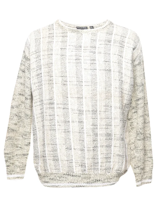 Stripy Pattern Jumper - S