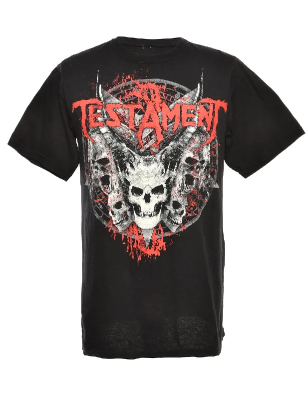 Testament Black Band T-shirt - L