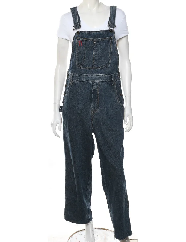 Tipicosi Jeans Frayed Hem Dungarees - W34 L27