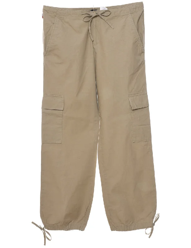 Tommy Hilfiger Beige Y2K Cargo Trousers - W34 L30