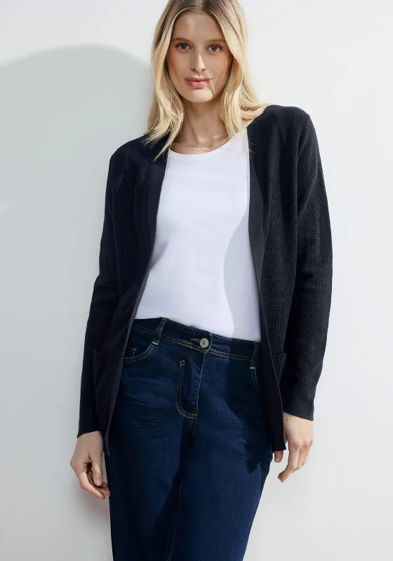 Cecil Open Knit Cardigan, Navy