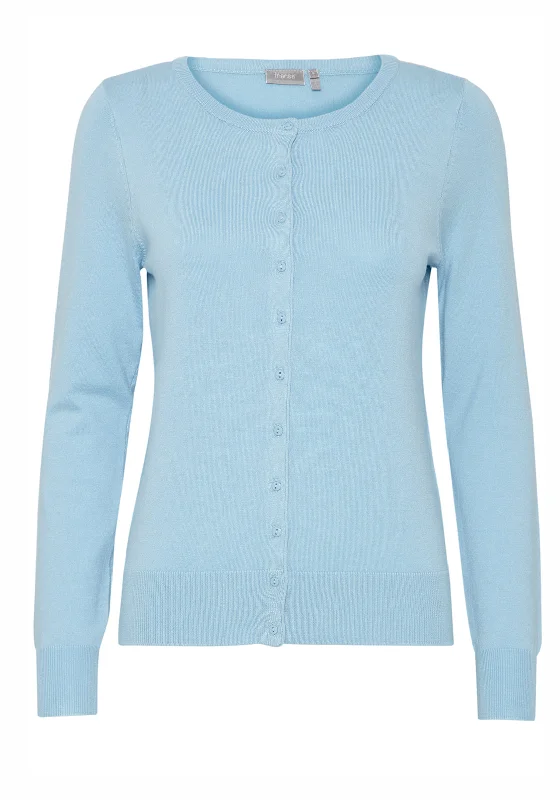 Padded cardiganFransa Basic Button Cardigan, Blue