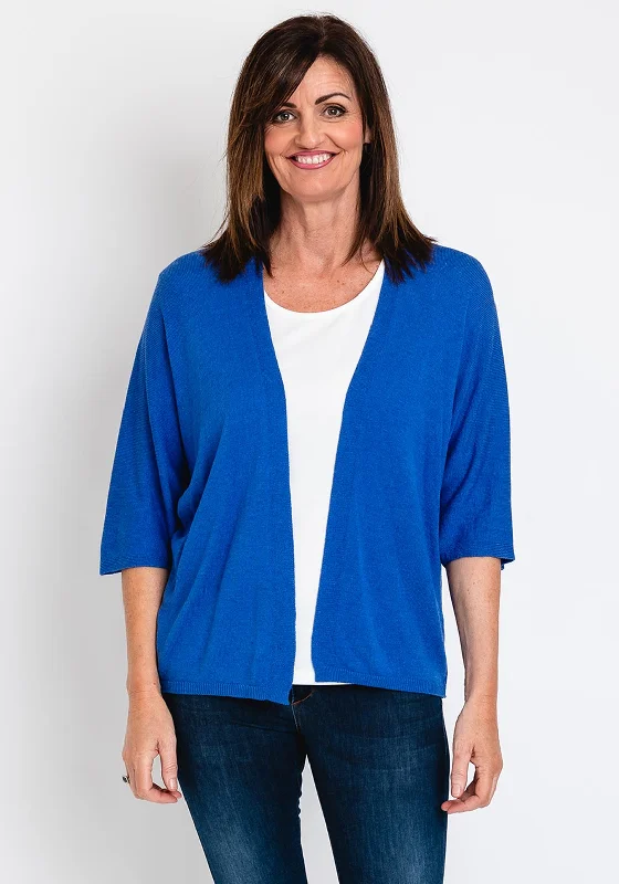 Sleep cardiganThe Serafina Collection One Size Batwing Open Fine Cardigan, Royal Blue