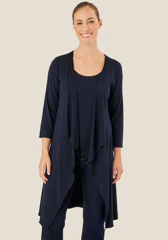 Masai Ibone Jersey Waterfall Cardigan, Navy