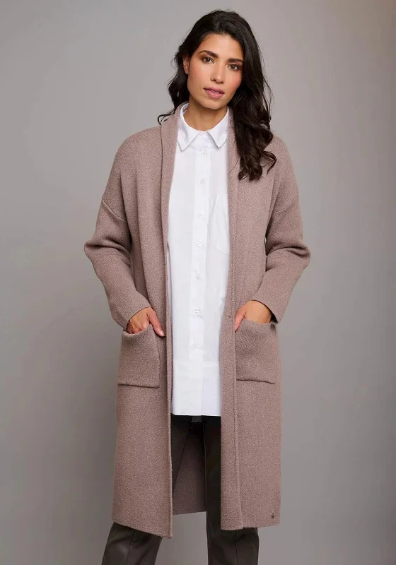 Rino & Pelle Kim Long Oversized Cardigan, Taupe