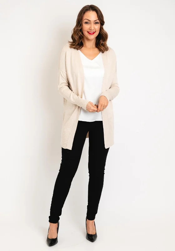 Soyaconcept Dollie Open Knit Cardigan, Beige