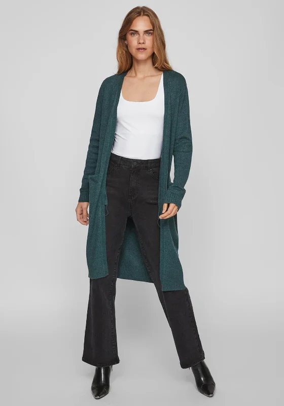 Modern cardiganVila Long Knit Cardigan, Ponderosa Pine