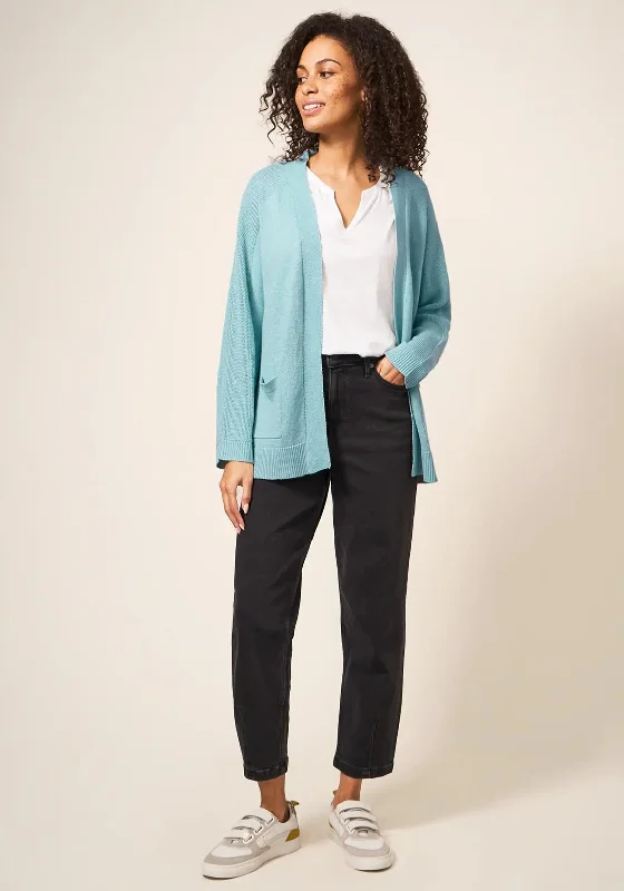 Work cardiganWhite Stuff Tiana Open Knit Cardigan, Light Teal