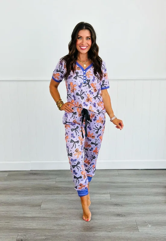 *In Stock*  Halloween Print PJ Jogger Sets (Multiple Options)