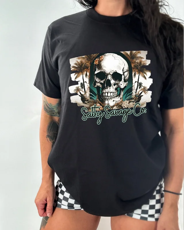 Salty Savage Ladies “Dead at Sea” Oversized Boyfriend Tee