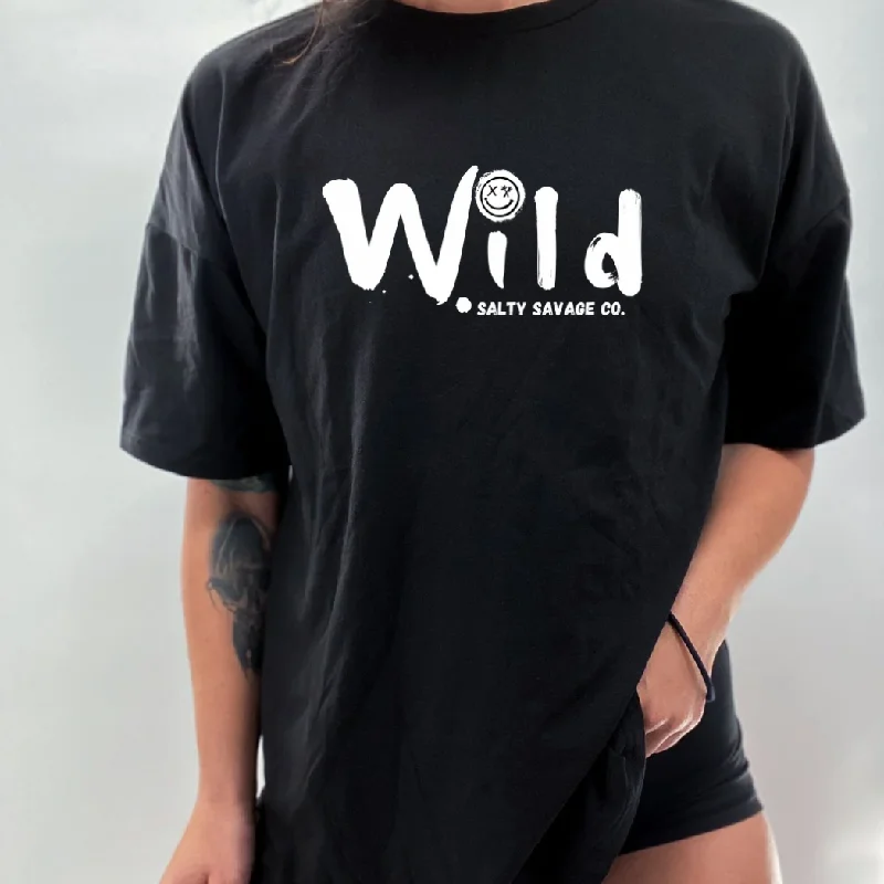 Salty Savage Ladies “Wild” Oversized Boyfriend Tee