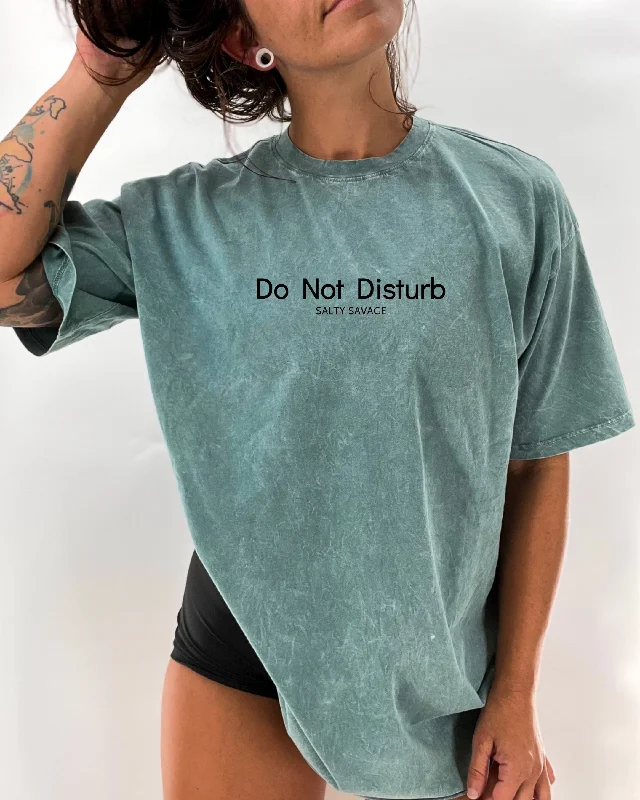 Salty Savage Unisex “Do Not Disturb" Oversized Crew Tee