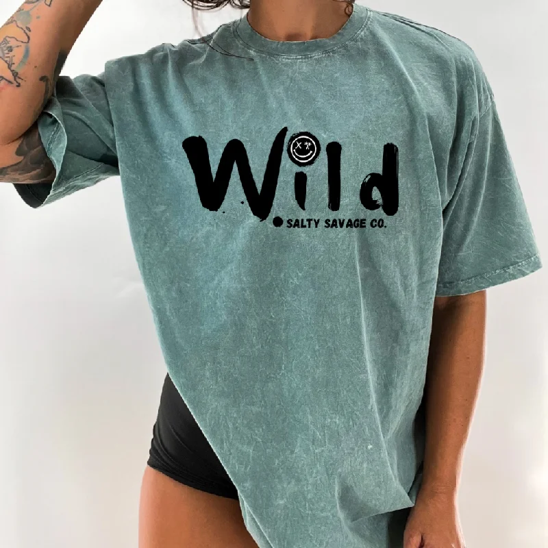 Salty Savage Unisex "Wild" Oversized Crew Tee